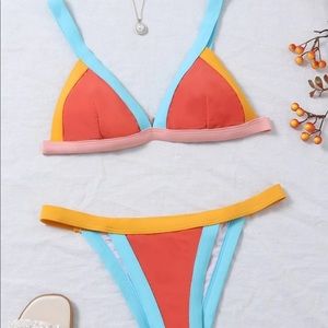 Small Color block bikini